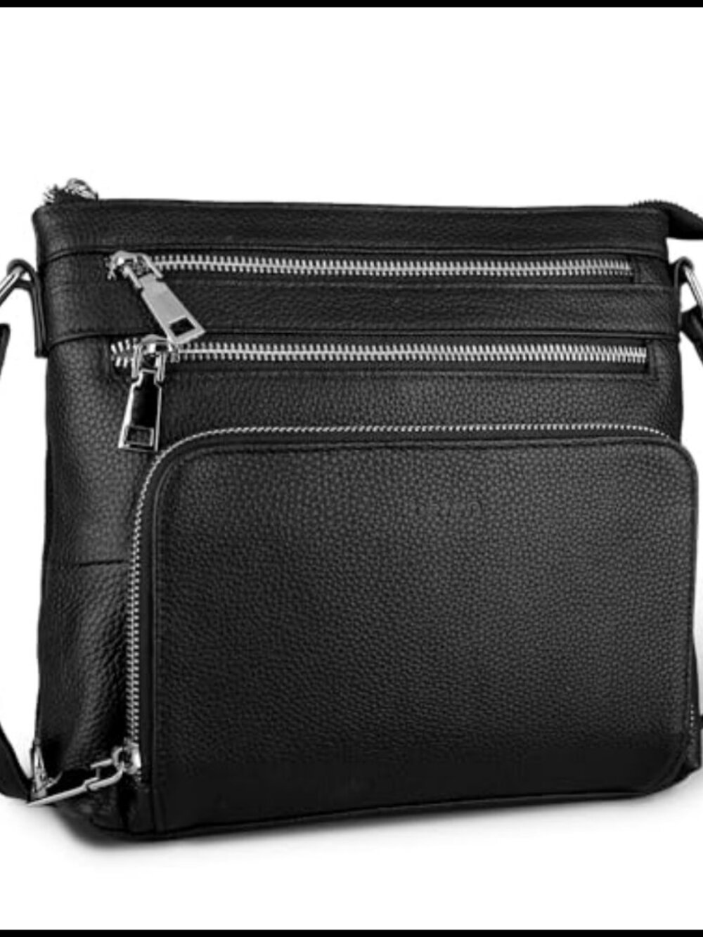Genuine Leather Crossbody Bag Anti-Theft RFID Wallet Shoulder Purse Travel